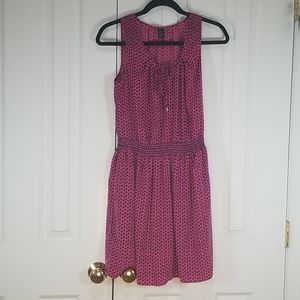 Gap fuschia and navy dress xs